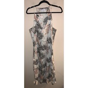 Linen Lux Tropical Dress Women’s Large